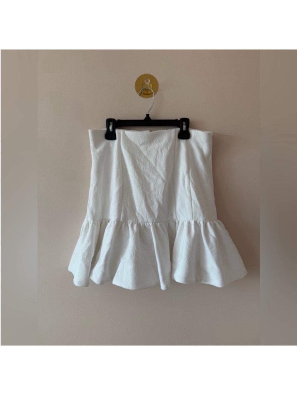 Verónica Beard White Kemble Skirt NWT size 8